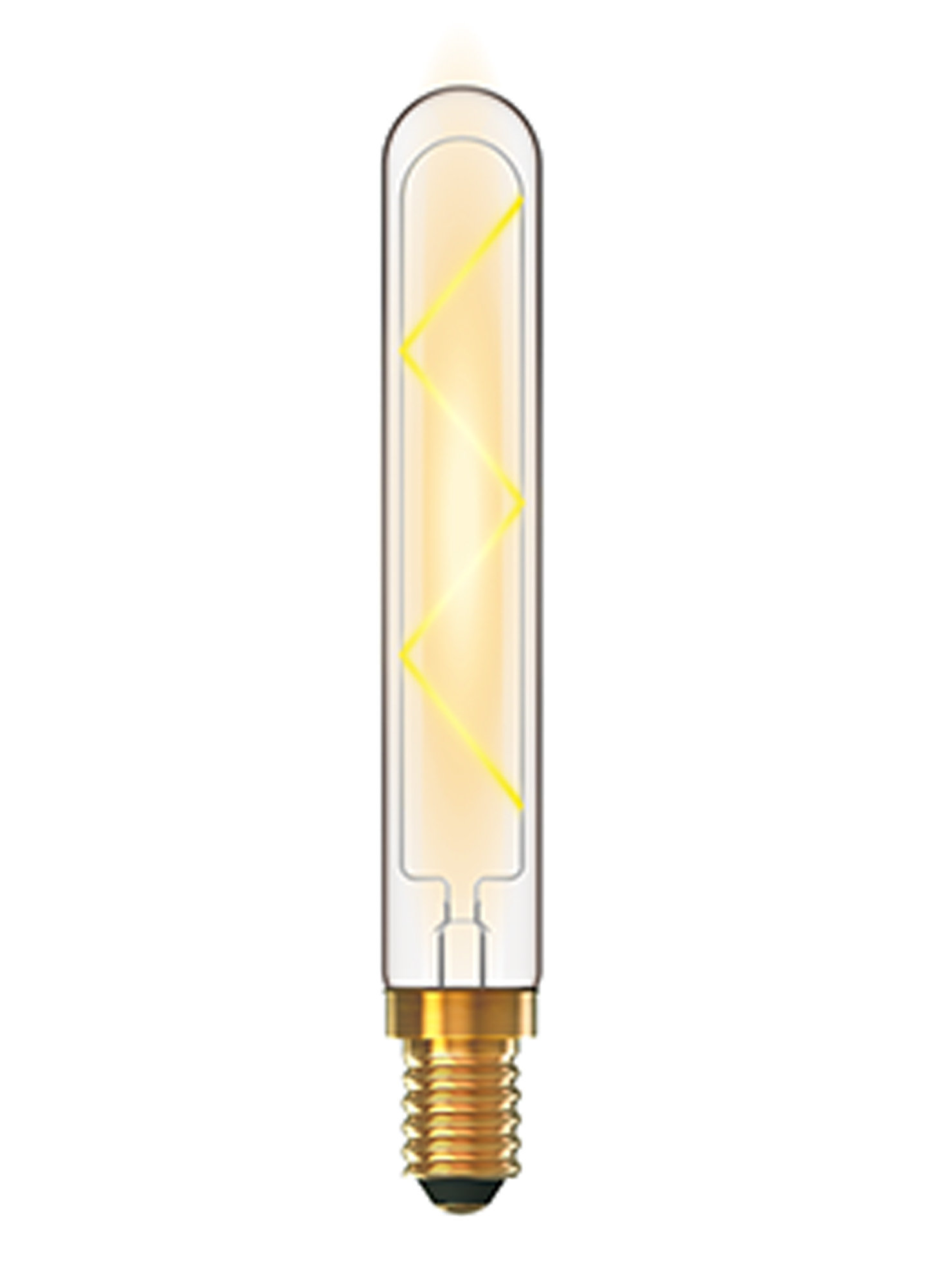 703396043  Classic Deco Tubular Z 185mm 4W E14 Dimmable 2700K 300lm